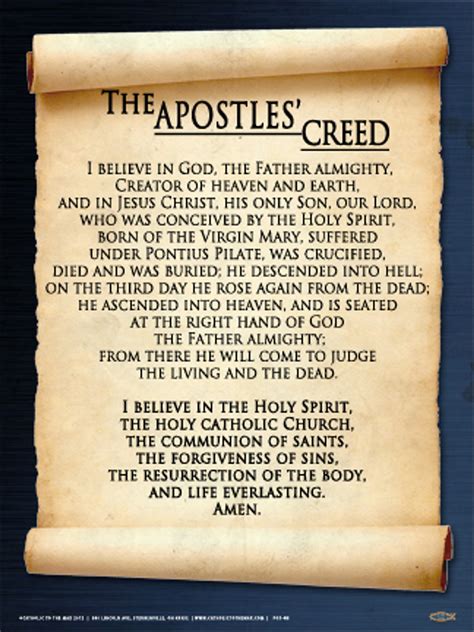 what is the original apostles creed|apostles creed old version.